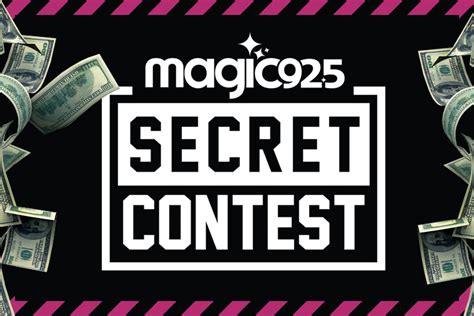 magic 92.5 secret contest